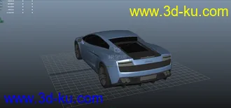 3D打印模型带材质的兰博基尼  喜欢拿去！的图片