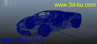 3D打印模型带材质的兰博基尼  喜欢拿去！的图片