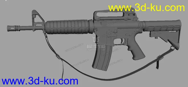 M4枪模型的图片1