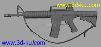 3D打印模型M4枪的图片