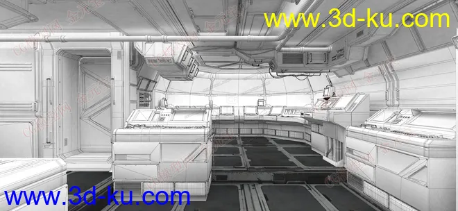 太空舱-宇宙-空间站-飞船-未来世界模型的图片2