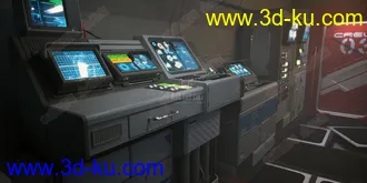 3D打印模型太空舱-宇宙-空间站-飞船-未来世界的图片
