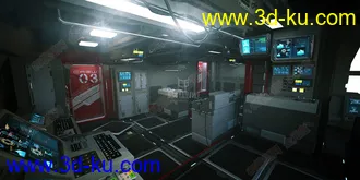 3D打印模型太空舱-宇宙-空间站-飞船-未来世界的图片