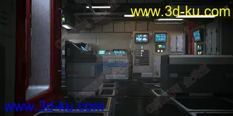 3D打印模型太空舱-宇宙-空间站-飞船-未来世界的图片