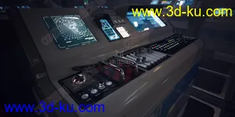 3D打印模型太空舱-宇宙-空间站-飞船-未来世界的图片