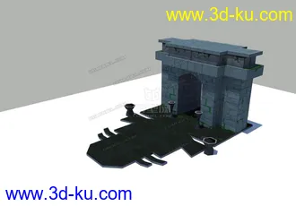 3D打印模型菜鸟练习建筑，求轻喷。。。的图片