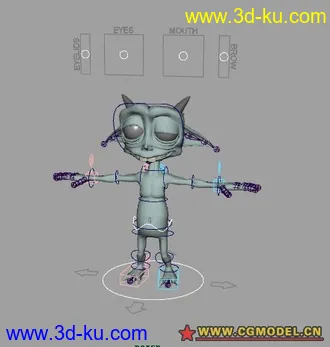 一个绑定好的模型。值得学习下。的图片