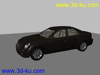 Maya_高精名车模型 [Cadillac_CTS]的图片