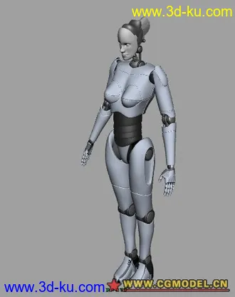 3D打印模型一个绑定好的机器人。值得学习下。的图片