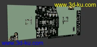 3D打印模型电路板 主板的图片