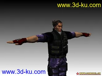 3D打印模型tekken6 kazuya的图片