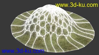 3D打印模型龟纹帽的图片