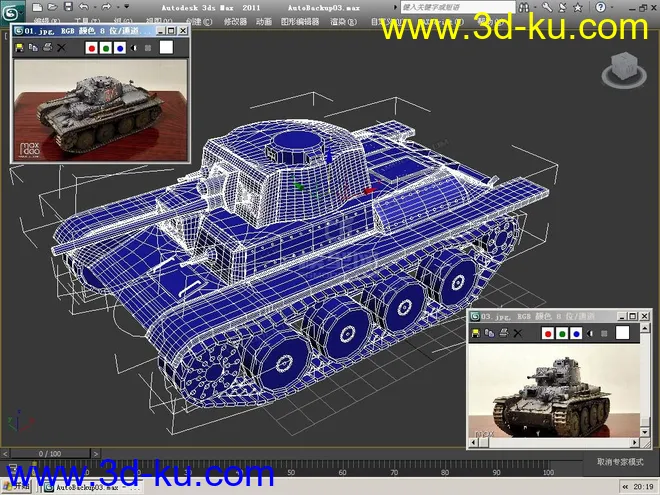二战坦克模型的图片1