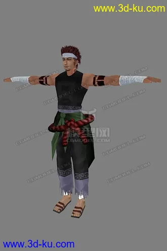 3D打印模型浪人的图片