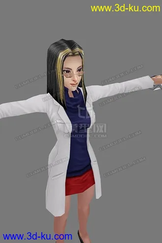 3D打印模型女西醫的图片
