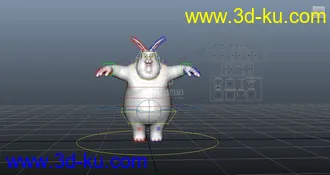 3D打印模型卡通兔子的图片