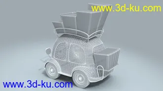 3D打印模型卡通小汽车的图片
