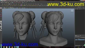 3D打印模型自制街霸春丽的图片