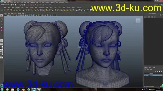 3D打印模型自制街霸春丽的图片