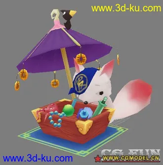 3D打印模型【MAX9】超可爱有动作的小狐狸4款~的图片