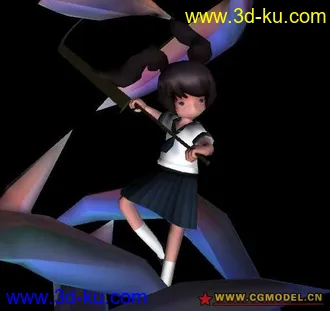 3D打印模型小美美的图片