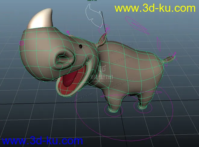 犀牛犀牛犀牛犀牛模型的图片4