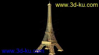 3D打印模型法国 巴黎 埃菲尔铁塔的图片