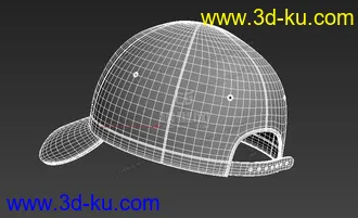 3D打印模型鸭舌帽子的图片