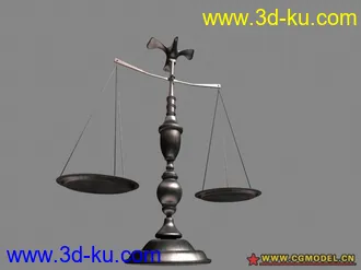 3D打印模型天平 天秤的图片