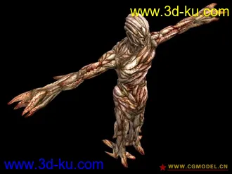 3D打印模型生化危机 24 T-POSE monsters grabed from the two Chronicles of Resident Evil的图片