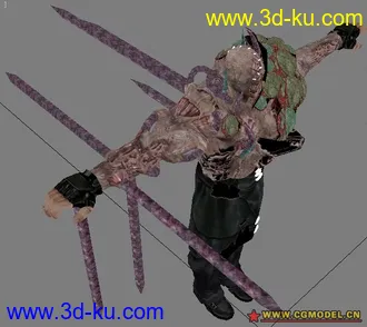 3D打印模型生化危机 24 T-POSE monsters grabed from the two Chronicles of Resident Evil的图片