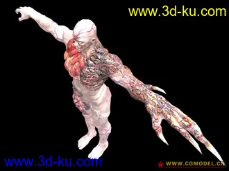 3D打印模型生化危机 24 T-POSE monsters grabed from the two Chronicles of Resident Evil的图片