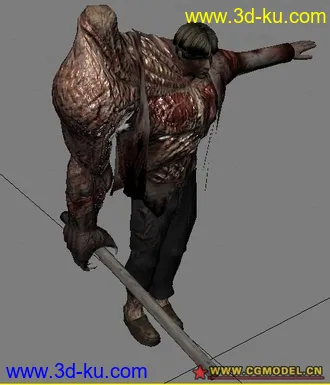 3D打印模型生化危机 24 T-POSE monsters grabed from the two Chronicles of Resident Evil的图片