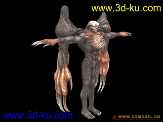 3D打印模型生化危机 24 T-POSE monsters grabed from the two Chronicles of Resident Evil的图片