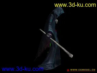 3D打印模型巫师+++骨骼+++全套动作~++++贴图的图片