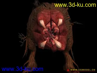 3D打印模型树藤怪++++骨骼+++全套动画+++++贴图的图片