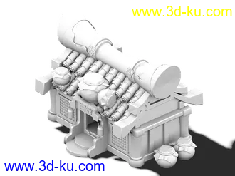 3D打印模型Q版小茶馆的图片