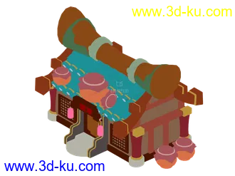 3D打印模型Q版小茶馆的图片
