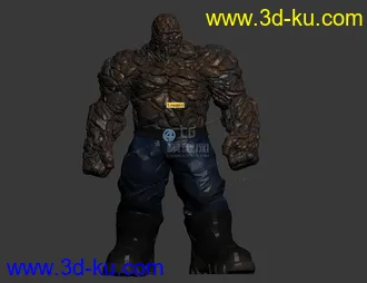 3D打印模型免费 石头人的图片