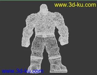 3D打印模型免费 石头人的图片