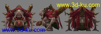 3D打印模型斗战神，开心和尚，1024高清贴图，带原画的图片