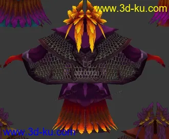 3D打印模型鸦人，各种变色，可以参考颜色搭配，贴图清晰的图片