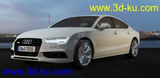奥迪 audi a7  c4d模型的图片