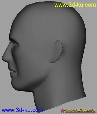 3D打印模型自己做的人头的图片