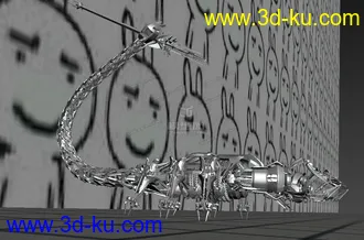 3D打印模型机械蝎子的图片