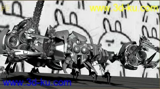 3D打印模型机械蝎子的图片
