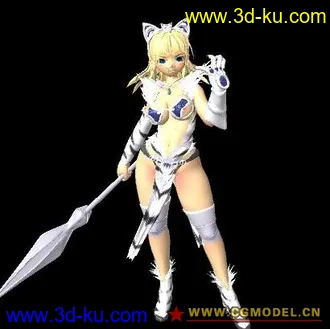 3D打印模型女孩的图片