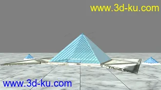 3D打印模型卢浮宫的图片