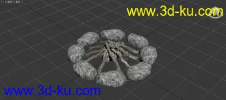 3D打印模型一个自己练习做的火堆的图片