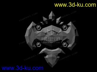 3D打印模型简单卡通盾牌的图片